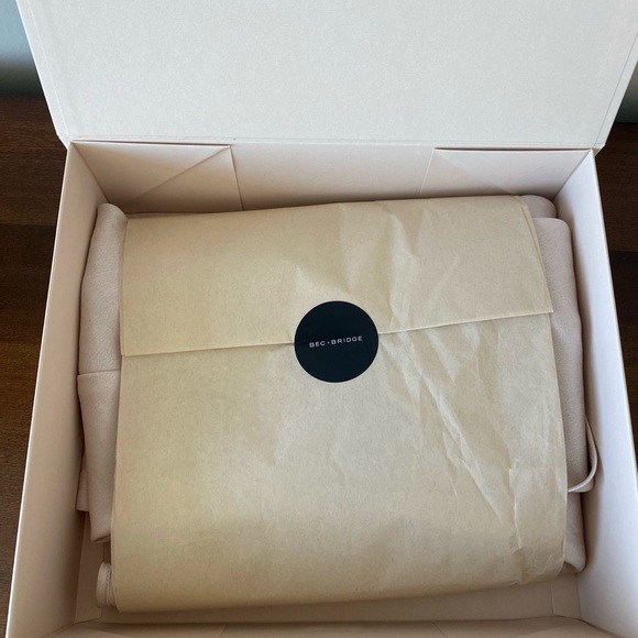 Bec and Bridge Dreamer Wrap Dress in Sand - Picture 7 of 8